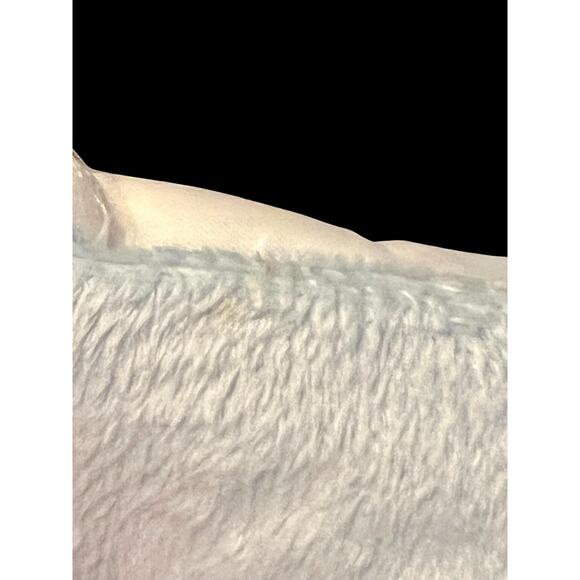 Baby's 1st Christmas Stocking-Blue Teddy Bear-Soft Plush-Corduroy Gingham Bear - Picture 6 of 6